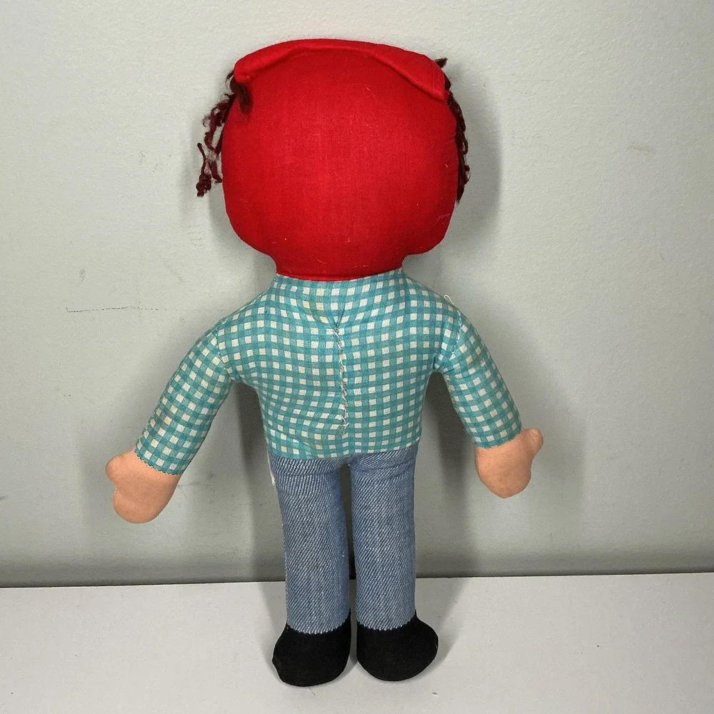 Dolls of Distinction Ragdoll Knickerbocker Brown‎ Hair Gingham Western Prairie